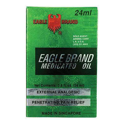 Eagle Brand Medicated Green Oil for Penetrating Pain Relief