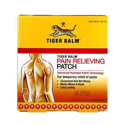 Pain Relief | Tiger Balm Pain Relieving Patch | rootandspring.com