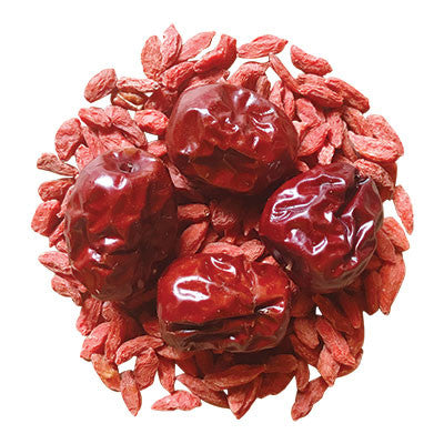 Fresh Herbal Teas | Goji Berry & Red Dates "Blood Revitalizer" | rootandspring.com